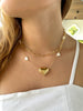 Collar mediano Corazón relleno.