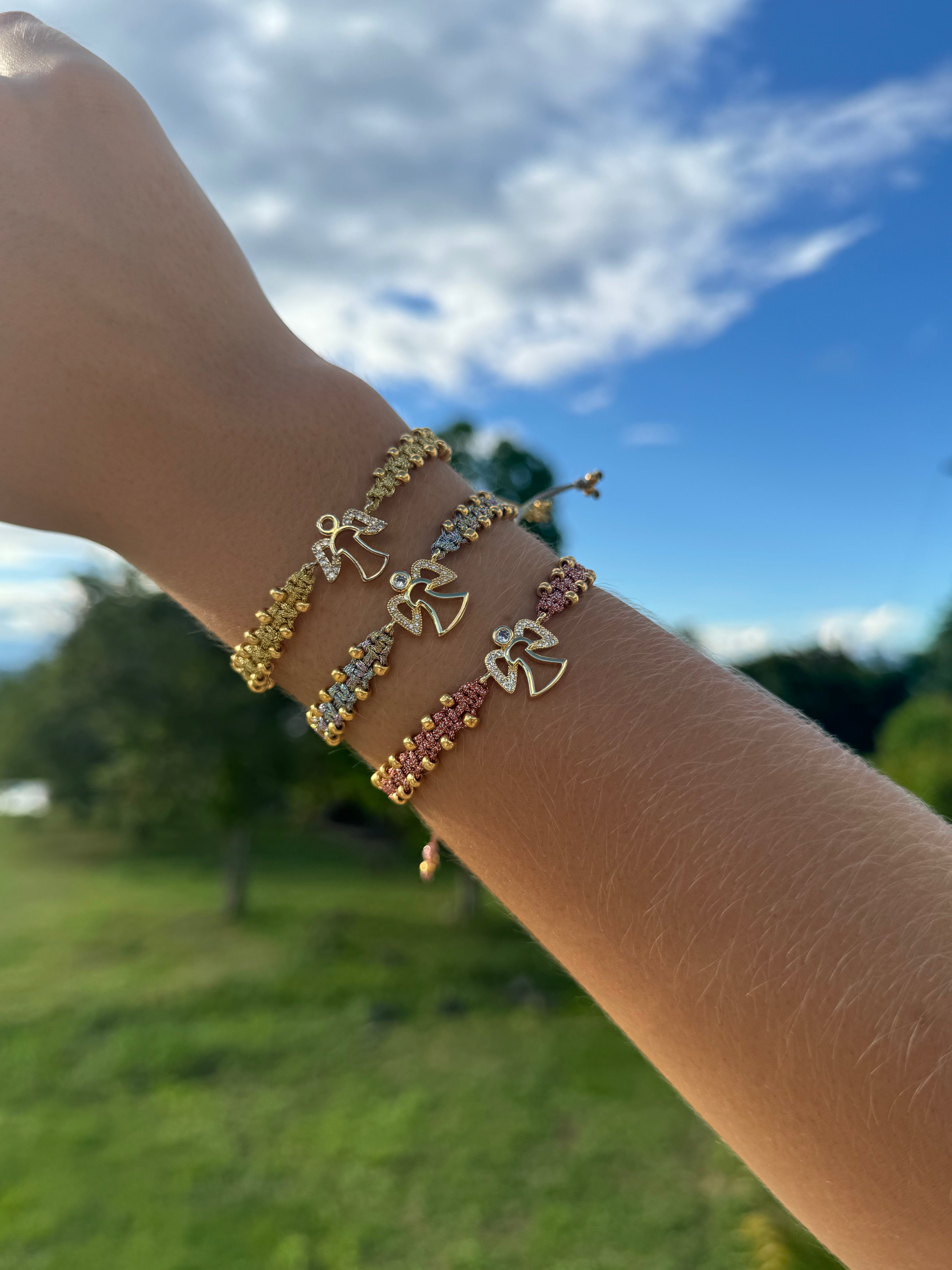 Pulsera Angel tejida