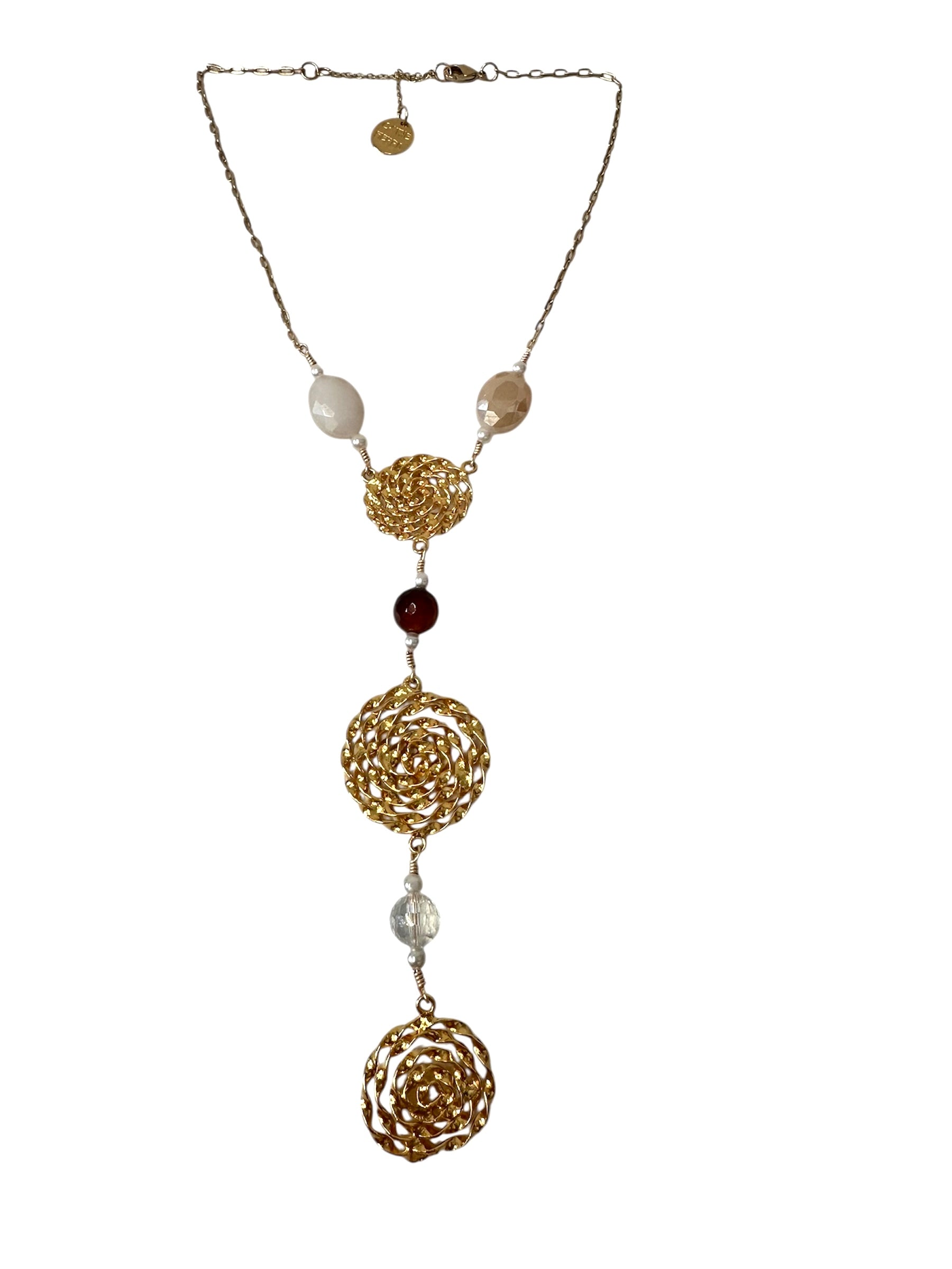 Collar Espiral Moca