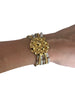 Brazalete Esferas ( Elige  color de piedras)