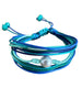 Pulsera Multihilos Perla Azul