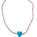 Choker Corazon y Miyuki (elige color)