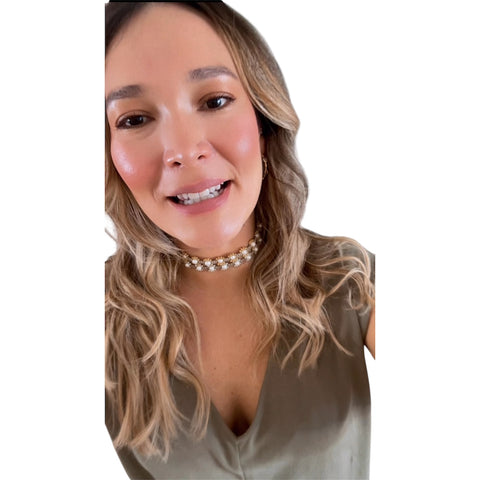 Choker florecitas