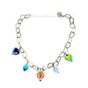 Cadena maxi corazones colores