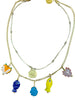 Collar pez alegria con hilo