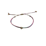 Pulsera hilos circonita Estrella Colores