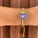 Pulsera Corazón Sagrado miyuki (elige color)
